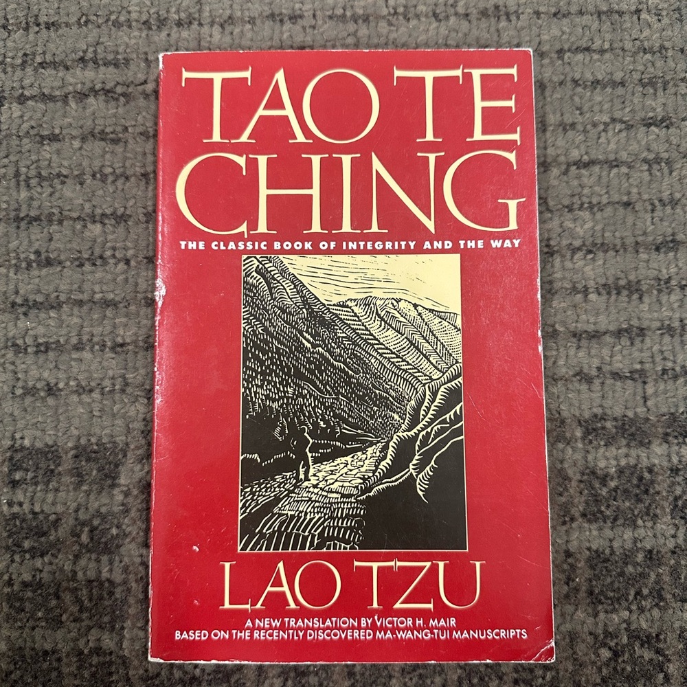 Red 'Tao Te Ching' Book by Lao Tzu